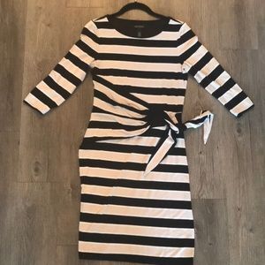 Stripped dress.
